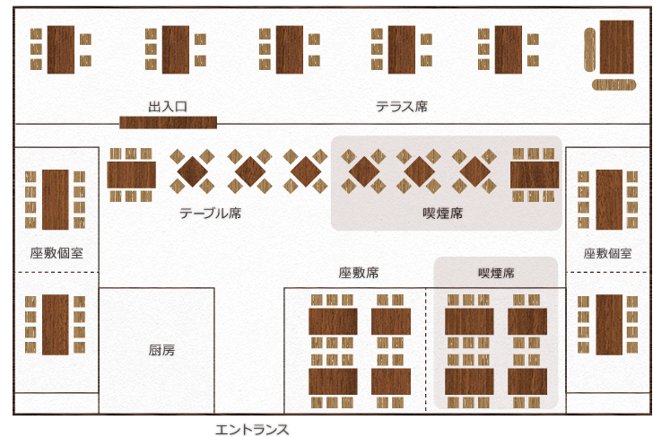 店内のご案内